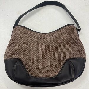 The Sak Brown and Black Hobo Bag